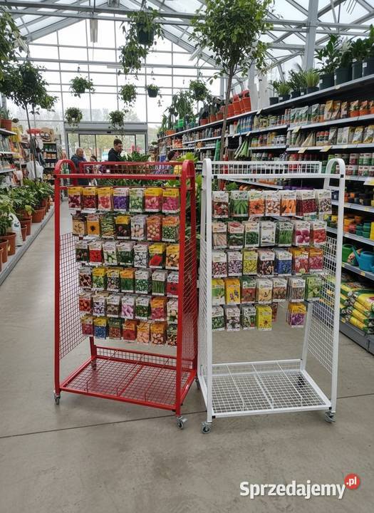 Stojak ekspozycyjny mobilny centrum ogrodnicze Przemyśl