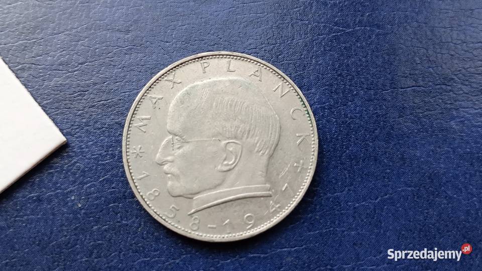 Stare monety 2 marki 1970 G Niemcy Lesko