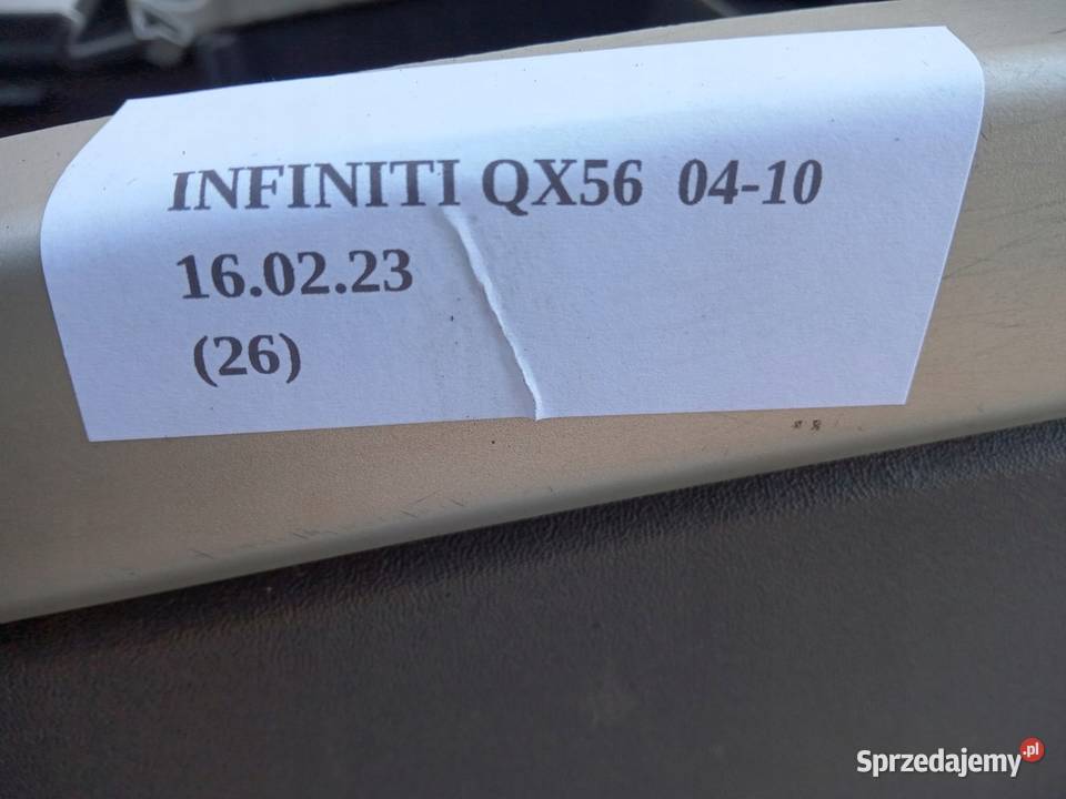 WYBIERAK BIEGÓW INFINITI QX56 NISSAN ARMADA osobowe Nowy Tomyśl