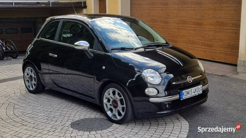 Fiat 500 PółSkóry 14 101 6 Bieg GWARANCJA Zakup Płońsk sprzedam