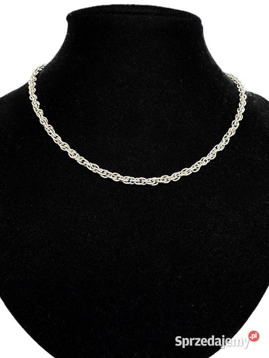 Srebrny łańcuszek próby 925 1388g warmińsko-mazurskie Elbląg