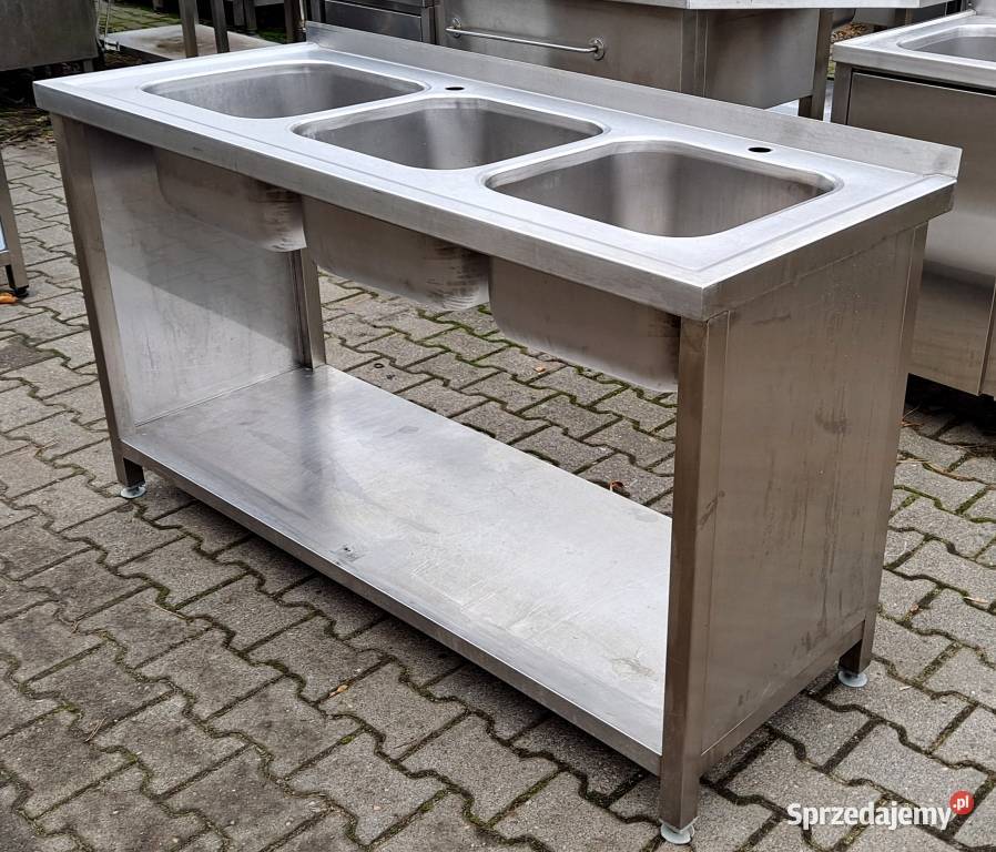 Zlew 3 Komorowy z Półką 1506085 M1209 N Nowe Skalmierzyce