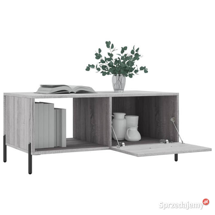 Stolik kawowy szary dąb sonoma 90x50x40 WM829226 Stoły Warszawa