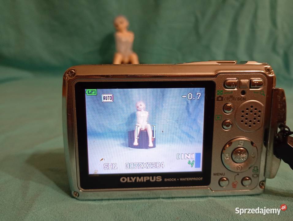 Turystyczny bordowy Olympus mi 725 SW Pancerna Katowice