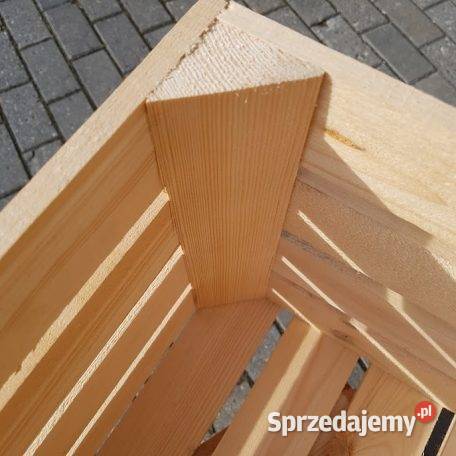 Skrzynka drewniana donica kwietnik 50x40x30 Poznań