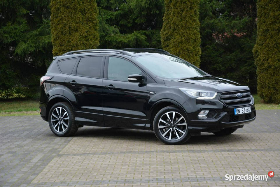 Ford Kuga STLine ElFotel Radar Navi Skóry Ledy czujnik zmierzchu Ostrów Mazowiecka