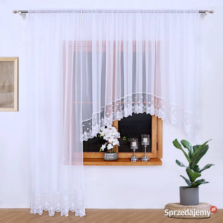 Zestaw balkonowy Firana Firanki Gotowe do pokoju Łowicz