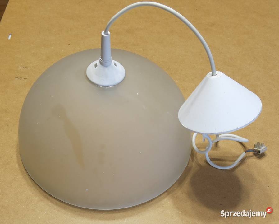 Lampa wisząca na kablu 80 matowy szklany klosz Kraków
