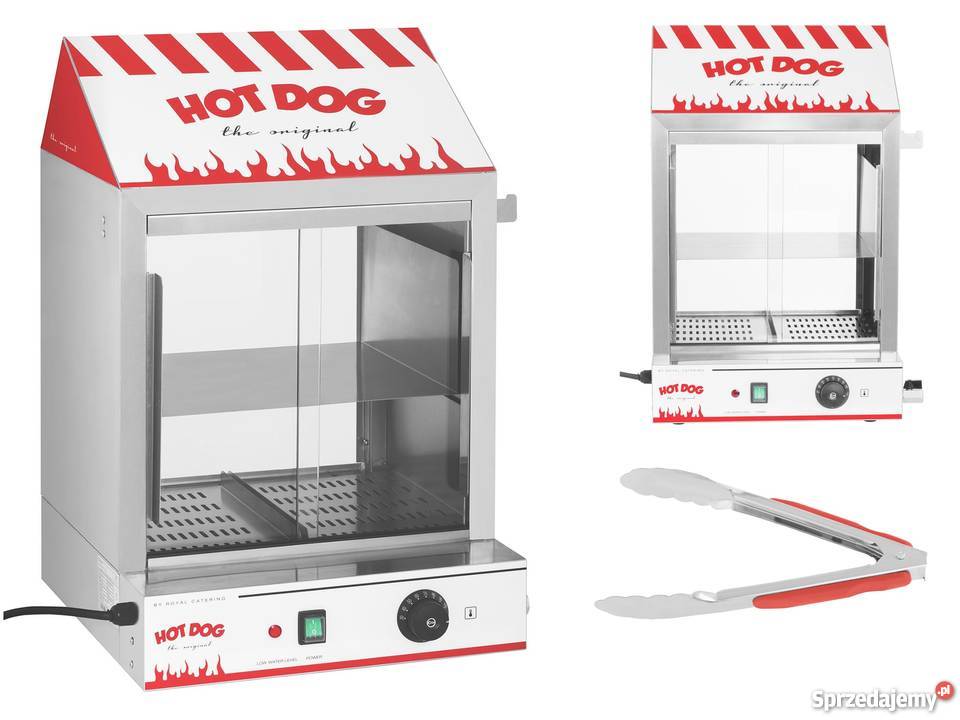 Podgrzewacz do hot dogów na 200 parówek i 50 Biznes i Przemysł