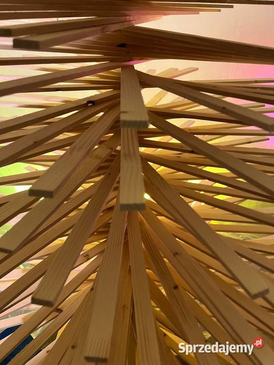 Ręcznie robiona drewniana choinka małopolskie Zakopane