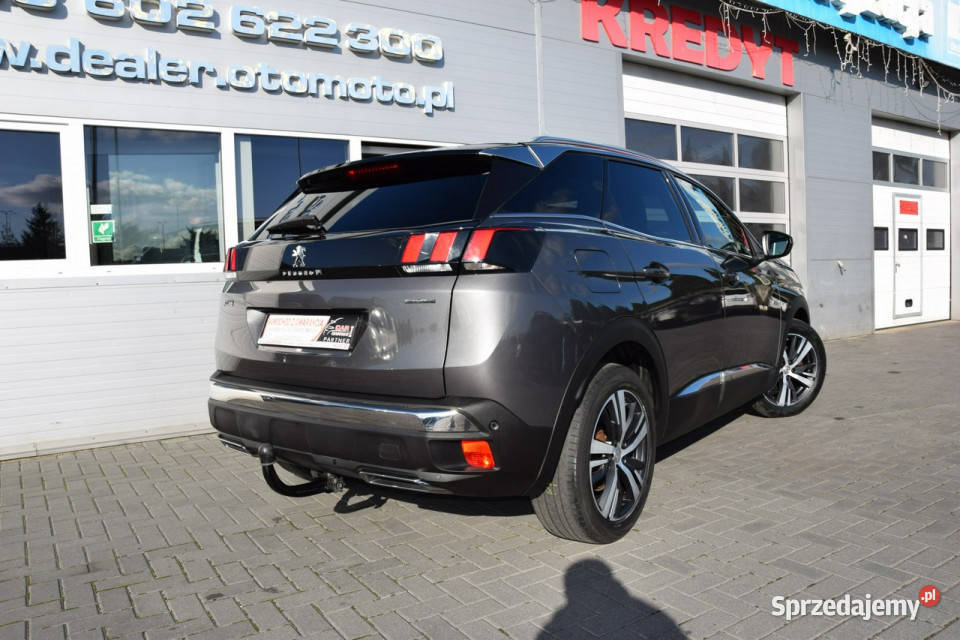 Peugeot 3008 12i Turbo GTLine 100 bezwypadkowy Rok produkcji 2017 Hrubieszów