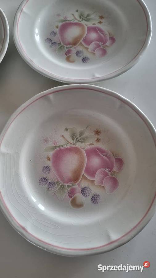 Talerze Deserowe Ceramika Włoska Ironstone Wola Podłężna