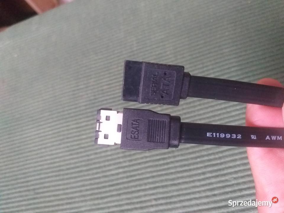 Kabel przejściówka SATA do eSATA kable, taśmy, przedłużacze Pozostałe Ostrołęka