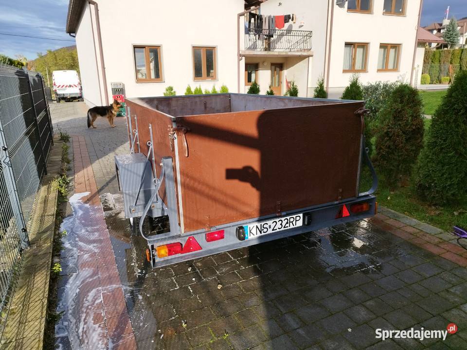 Przyczepka samochodowa 750 hamulec najazdowy Nowy Sącz