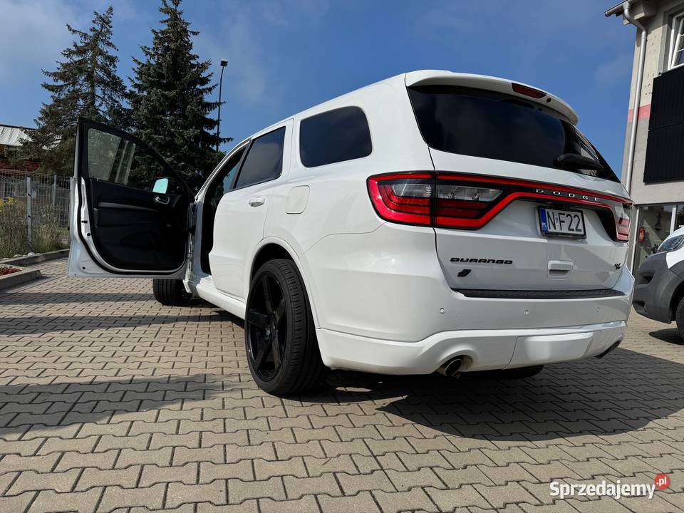 Dodge Durango 57 AWD RT BlackTop Bezwypadkowy nieuszkodzony Ełk sprzedam