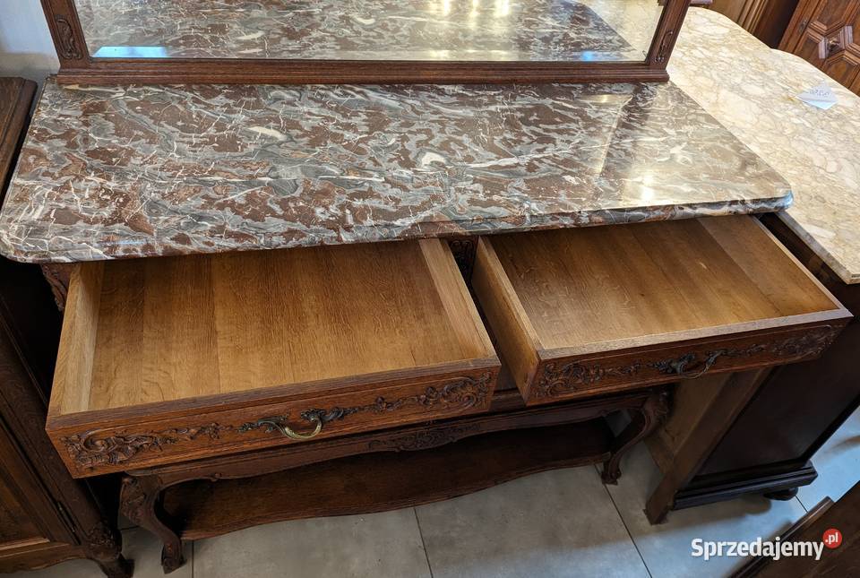 Pomocnikkomoda z lustrem rocaille sklep Dąbrowa Dąbrowa Górnicza sprzedam