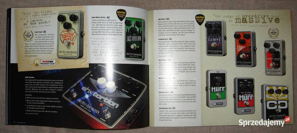 Electro Harmonix EHX 2015 catalog katalog sprzedam