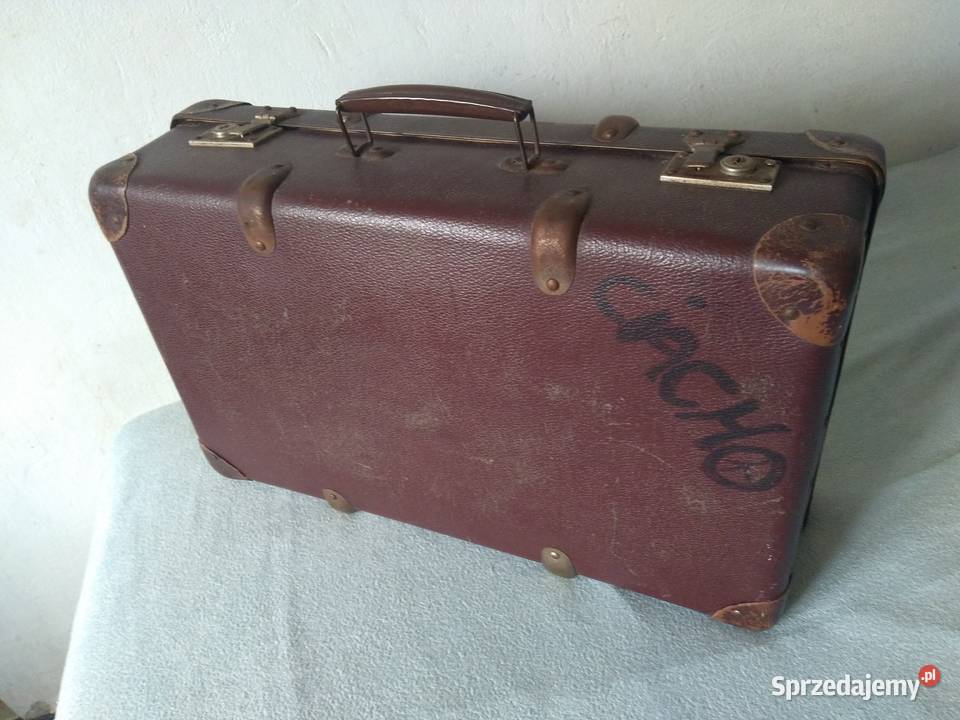 Stara walizka przedwojenna albo PRL 55 x 33 Antyki mazowieckie Warszawa