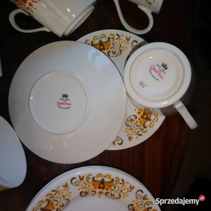 Filiżanka z talerzykiem deserowym Queen Anne Gdańsk sprzedam