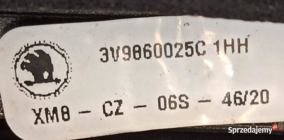 SKODA SUPERB 3 RELINGI DACHOWE KOMPLET 3V9860025