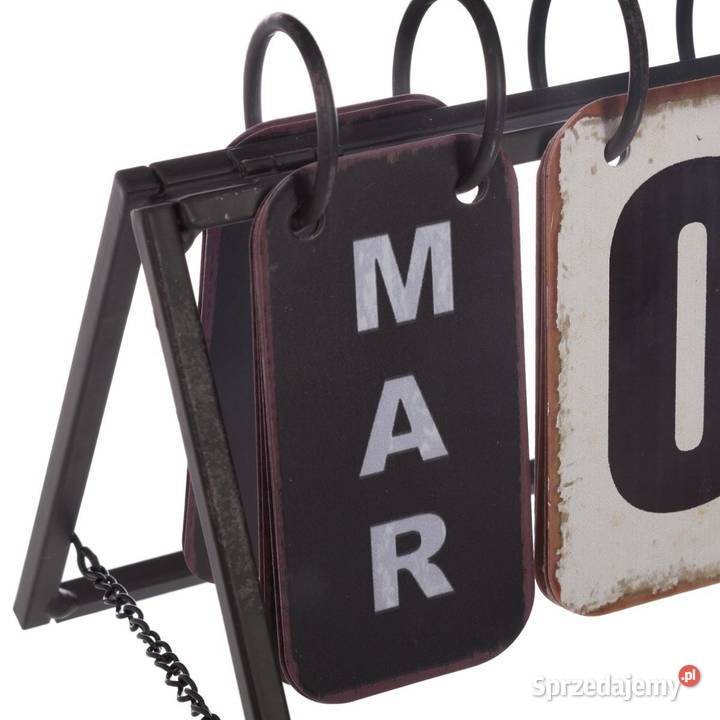 Kalendarz metalowy stojący LOFT VINTAGE Kanie