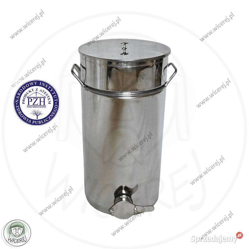 Odstojnik do Miodu Nierdzewny 20L z Pokrywą Jaśliska