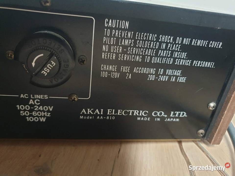 Akai aa810 amplituner vintage Leżajsk