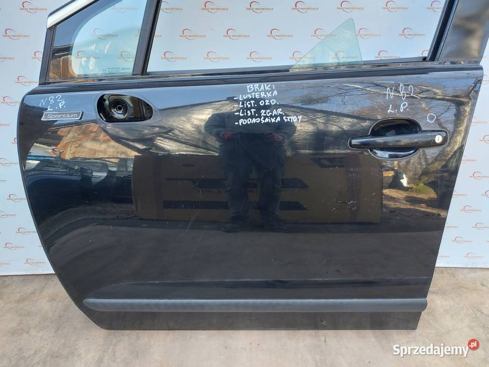 PEUGEOT 3008 I 12r drzwi lewe przód 130 mikronów Drzwi