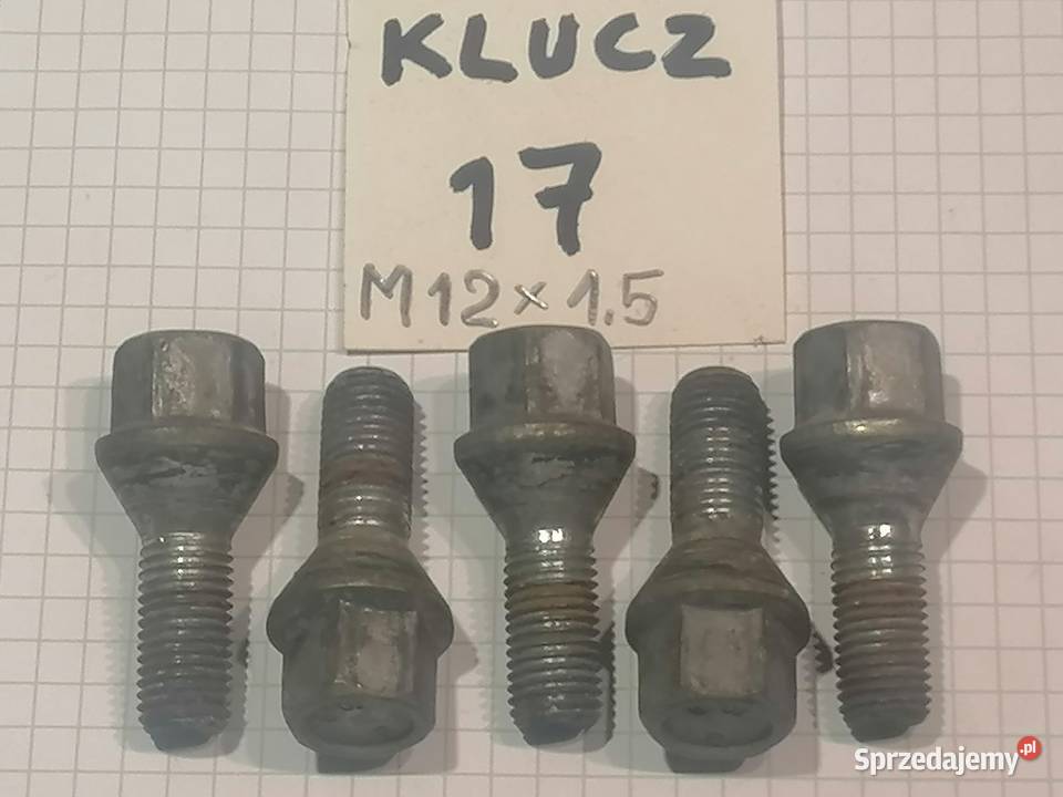 5 śruby do kół M12x15 RenaultDacia opis modeli Piotrków Trybunalski
