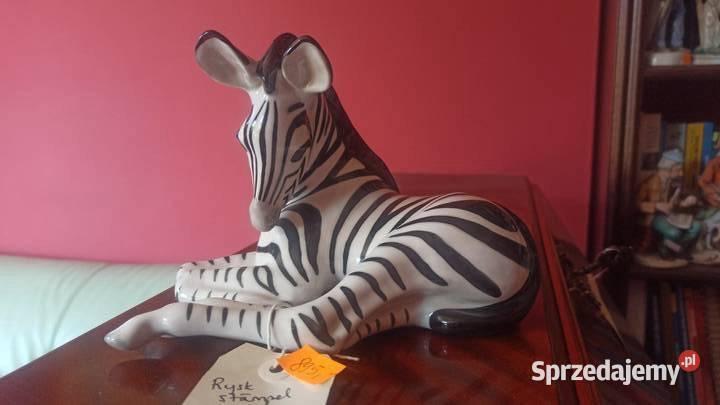 Zebra figurka Łomonosow Gdańsk sprzedam