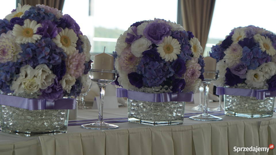 Dekoracje ślubne weselne kościoły bukiety śłubne Wejherowo