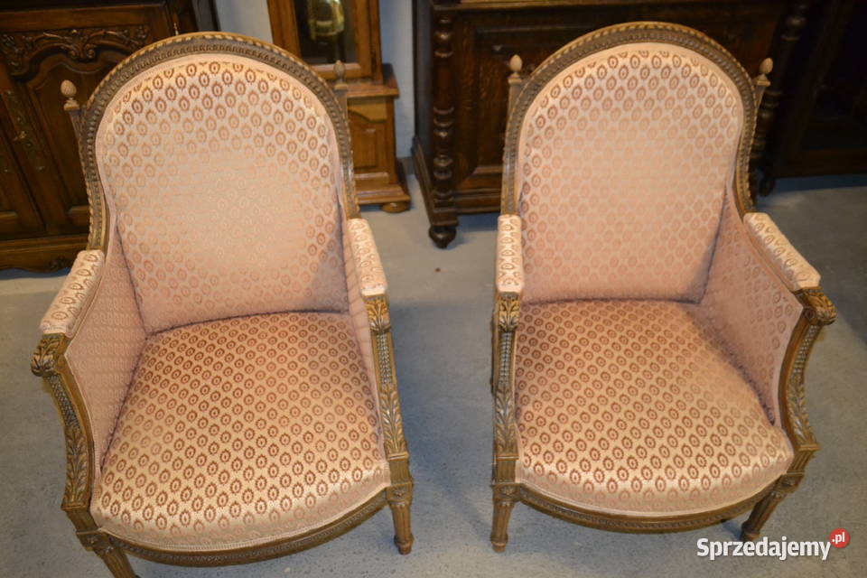 fotele kawowe Berżera orzech śląskie Będzin