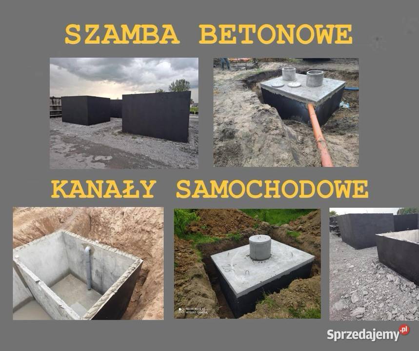 Szambo Betonowe Zbiornik na Deszczówkę Siemiatycze