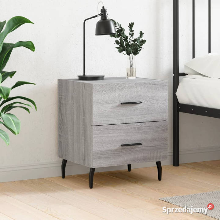 Szafka nocna szary dąb sonoma 40x35x475 WM827352 mazowieckie Warszawa