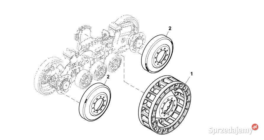 John Deere 9470RX Koło zębate napędowe R565040 Jastrzębniki sprzedam