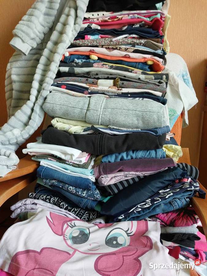 Mega paka ubranek dziewczynki na sztuki 122128 6 lat+ Ząbkowice Śląskie
