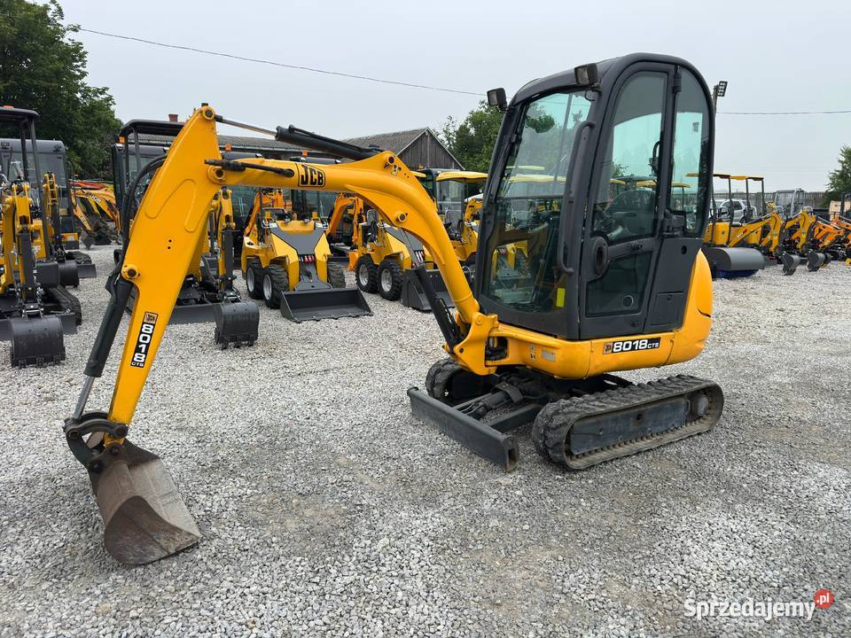 JCB 8018 CTS Mini koparka z 2009 roku 1800 Złoczew sprzedam