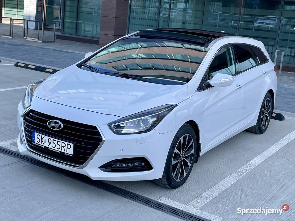 Hyundai i40 17 CRDI 141 bezwypadkowy salon biały Kraków