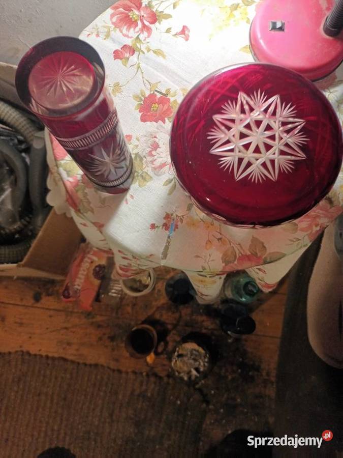 Misa I wazon szklany ręcznie szlifowany Bielsko-Biała