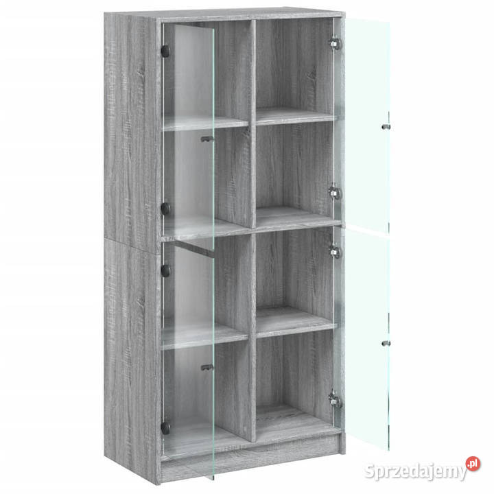Szafka z drzwiczkami szary dąb sonoma 68x37x142 Warszawa