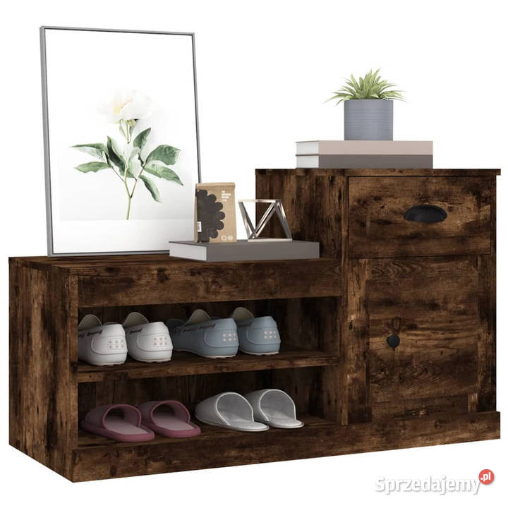 Szafka na buty przydymiony dąb 100x42x60 Warszawa