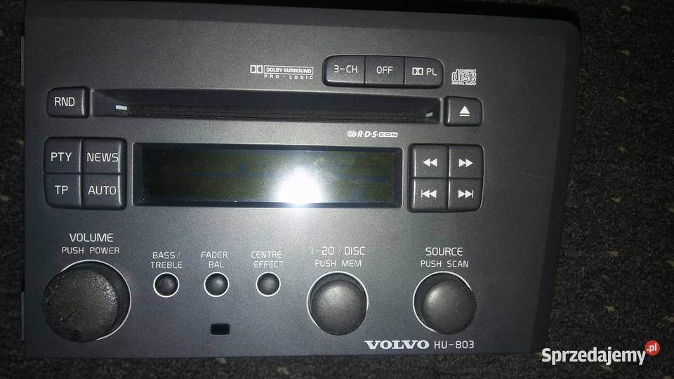 volvo V70 II , XC70 , S60 przedlift radio HU803 szare