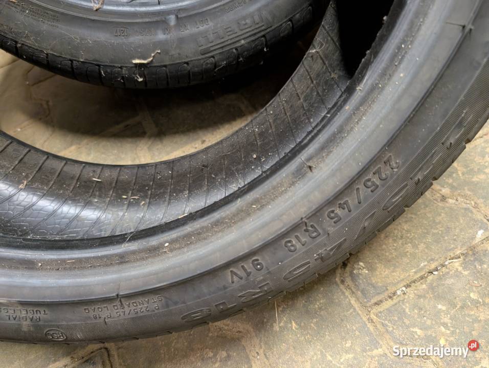 Sprzedam 2 opony letnie Pirelli Cinturato P7 Łabunie sprzedam