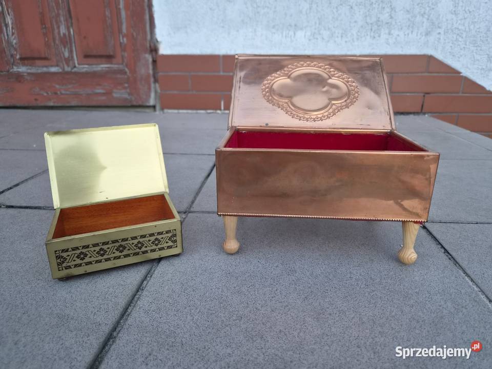 Dwie szkatułka ozdobne Szczecinek sprzedam