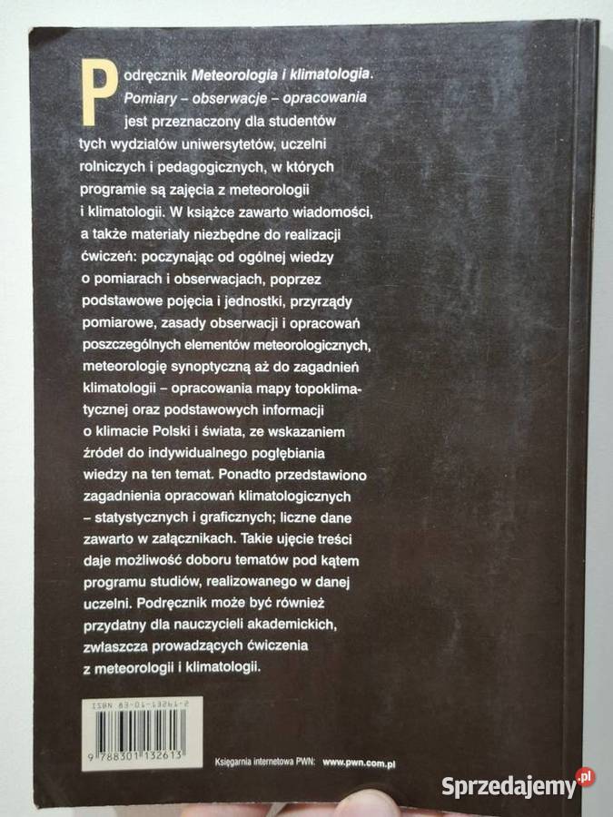 Podręcznik meteorologia klimatologia Kraków