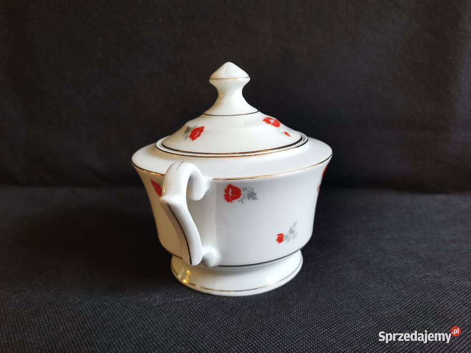Stara porcelana Giesche cukierniczka Łucja Maki Katowice
