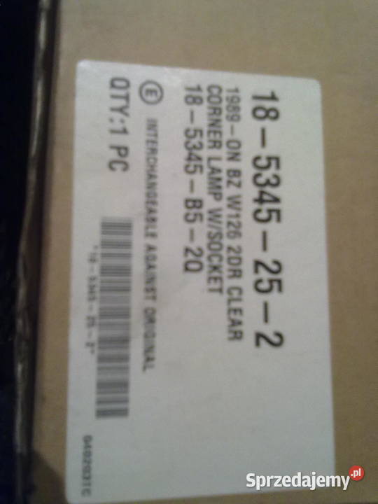 LAMPA KIERUNKOWSKAZU MERCEDES Oświetlenie Pobiedziska