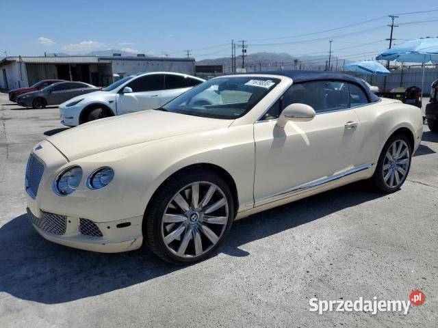 BENTLEY CONTINENTAL GTC produkcji 2012 z USA Warszawa