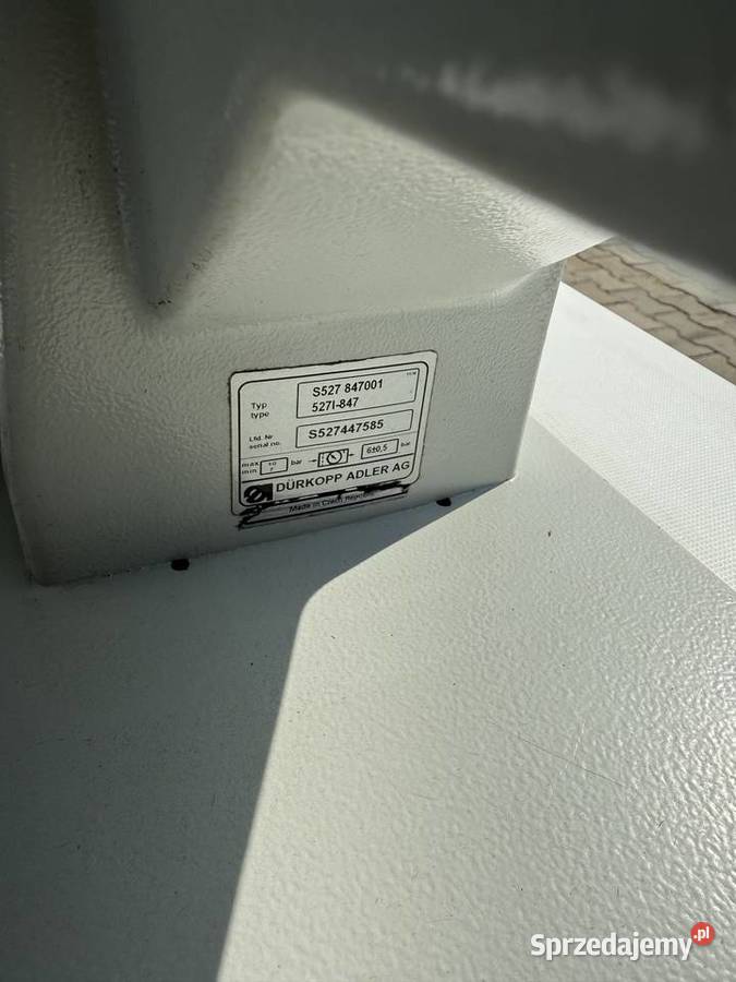 Durkopp Adler 527i 847 zyg zak cyk cak maszyna Łaskarzew