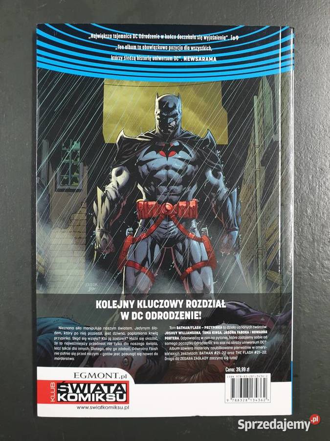 Batman Flash Przypinka DC Odrodzenie Egmont pomorskie Gdynia